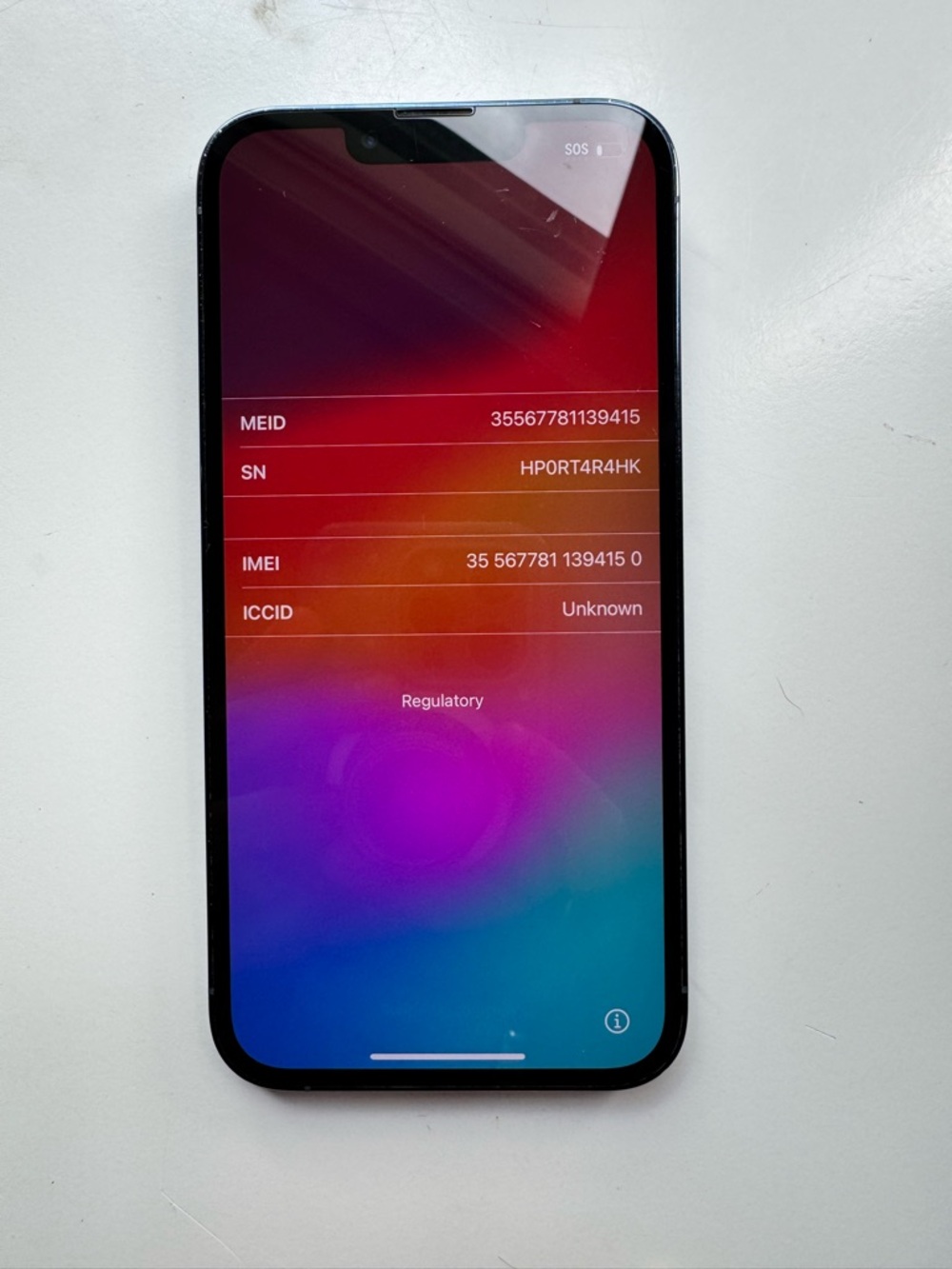 Verizon iPhone 13 Pro – Sierra Blue – Great Condition